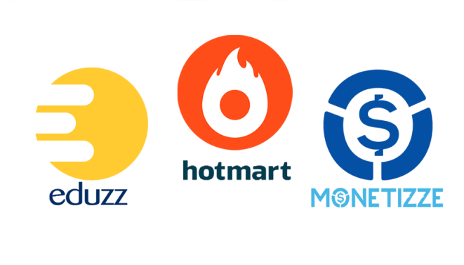 Principais plataformas de afiliado, hotmart, monetizze e eduzz