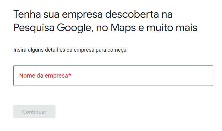 Google Meu Negócio