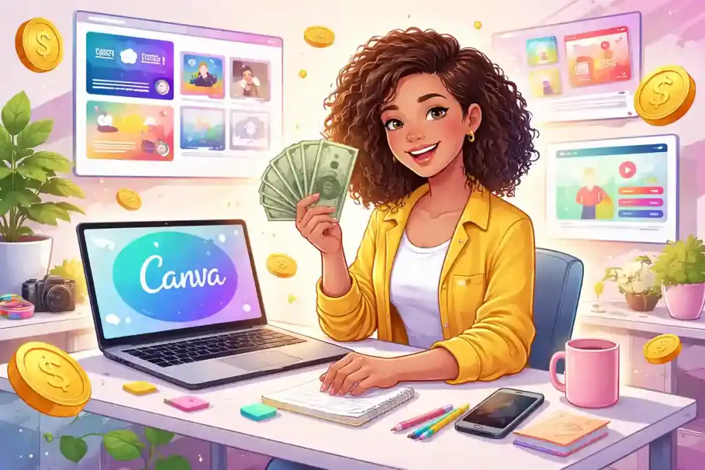 10 Maneiras de Ganhar dinheiro com o canva